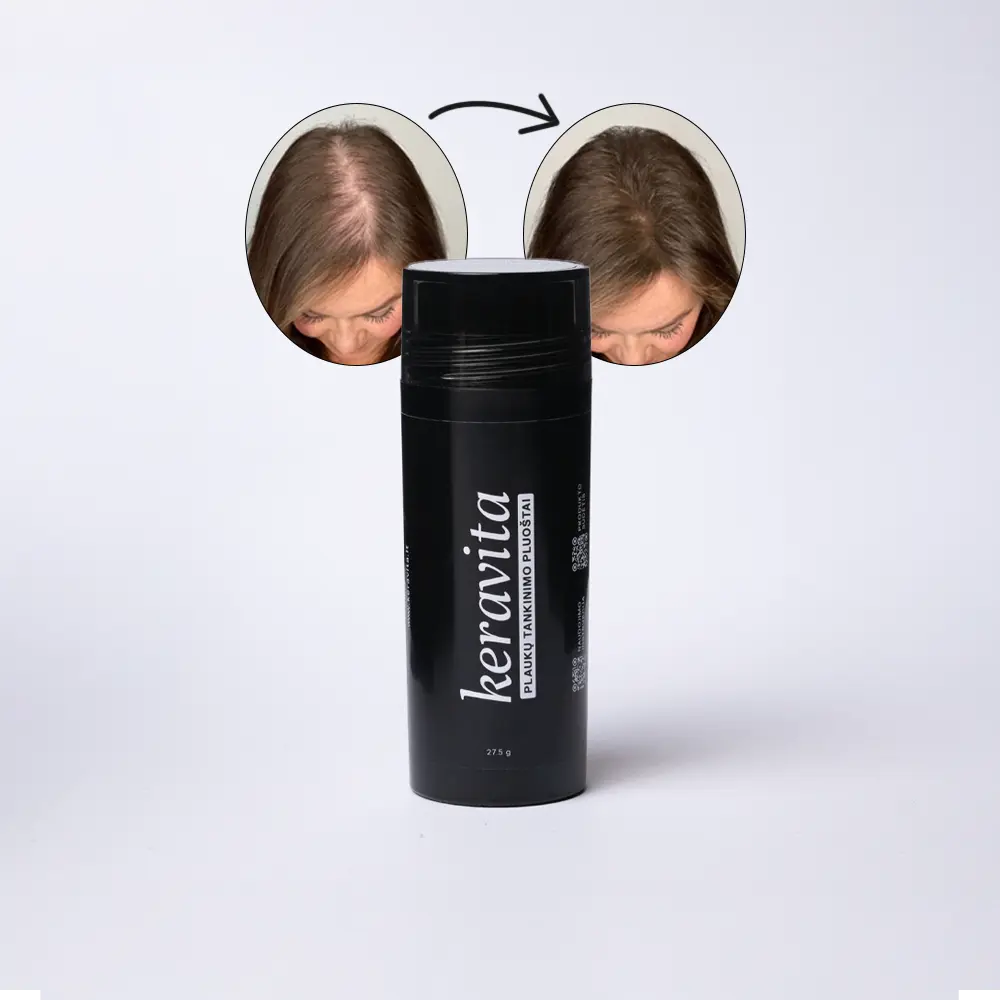 hero Plaukų tankinimo pluoštai – paslėpkite išretėjimus per kelias sekundes - Image 1