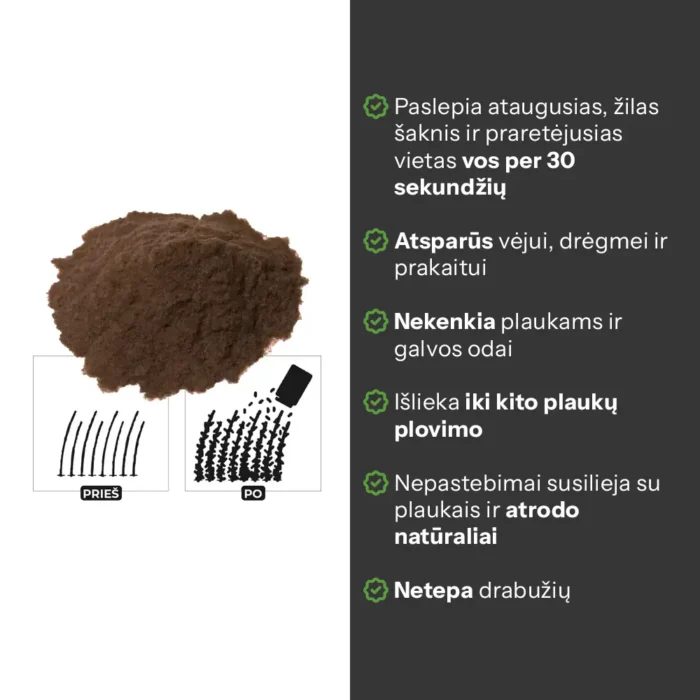 Plaukų tankinimo pluoštai - Image 2